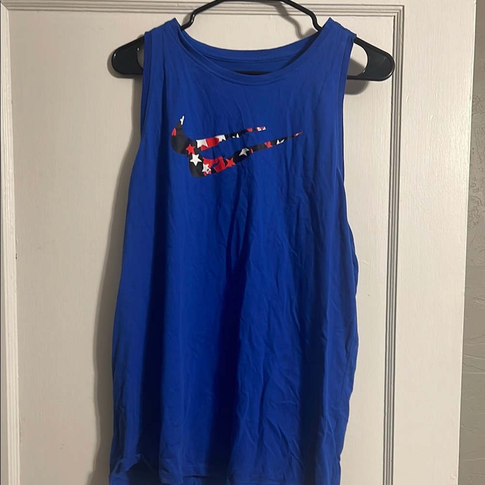 Nike Women's Blue Tank Top
